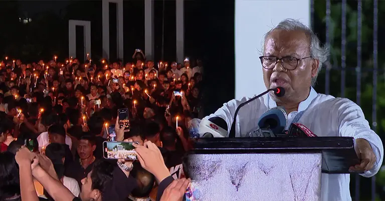ছাত্রদলের মোমবাতি প্রজ্বলন কর্মসূচি, রুহুল কবির রিজভী